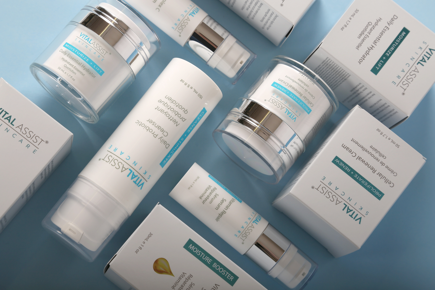 Vital Assist Skincare. Superior Retinoids. Retinol. Retinal. Peptides. Vitamins. Vitamin C. Vitamin Repair Serum. Am Routine. Am Regime. PM Routine. PM Regime.