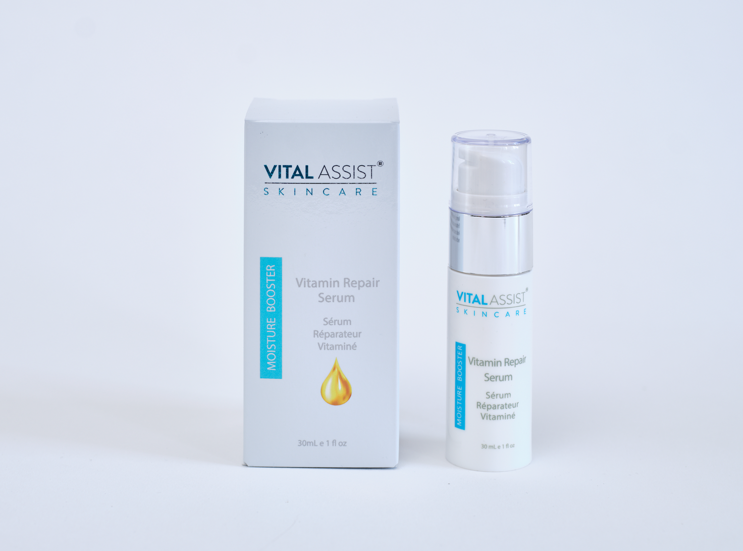Vital Assist Skincare Vitamin Repair Serum. Multi Vitamin. Skin Vitamins. Anti Ageing. Pigmentation. Vitamin A, B, C, D, E, K. Peptides. Night Serum. Serum.